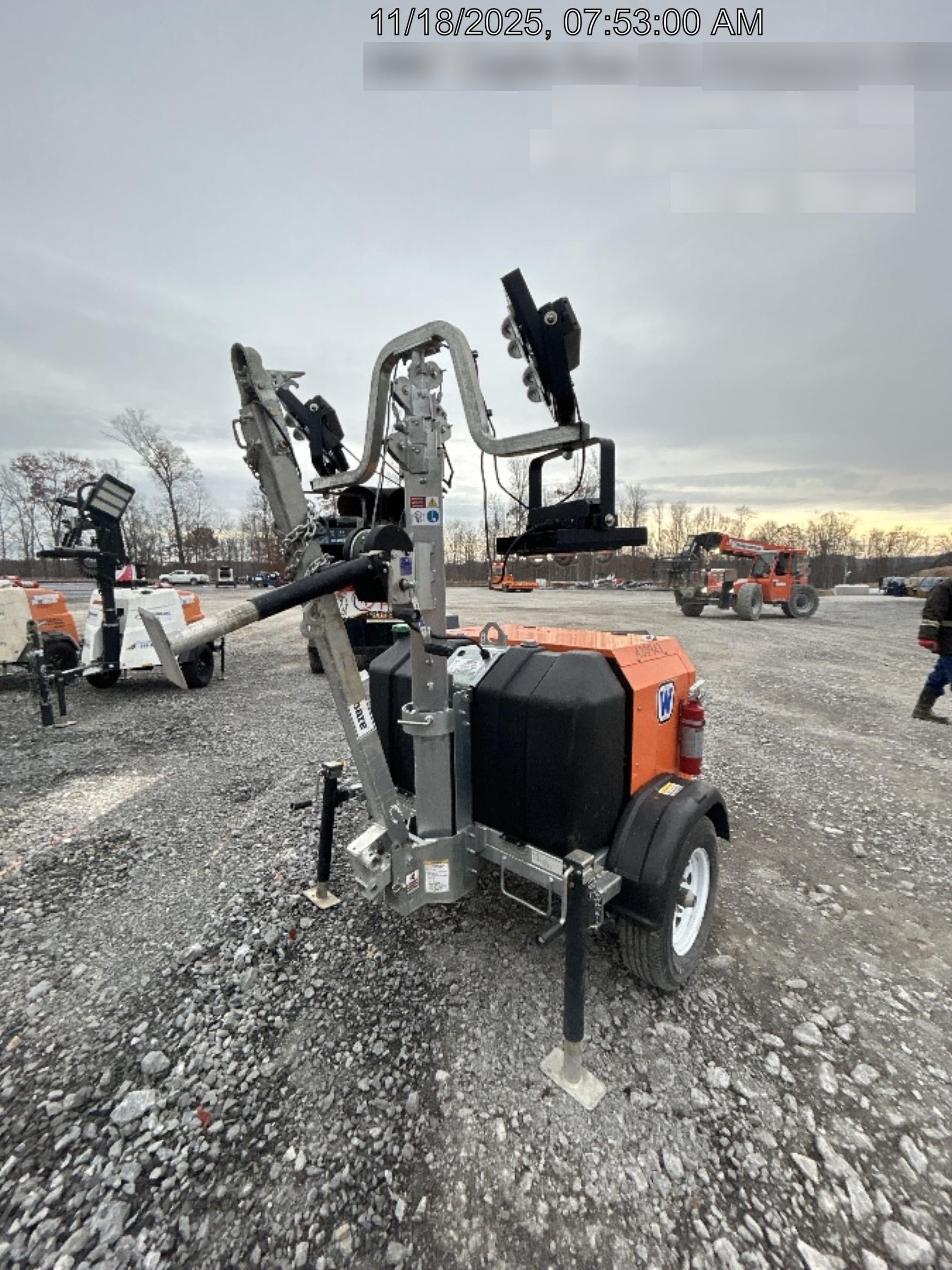 2024 Wanco WLTT-4MM4K Diesel, Deep Sea Controller, Shore Power Plug, Auto Start, (4) 350W LED Floodlights, 4kW Generator, 60 Gal Fuel Tank, 2" Ball, T3