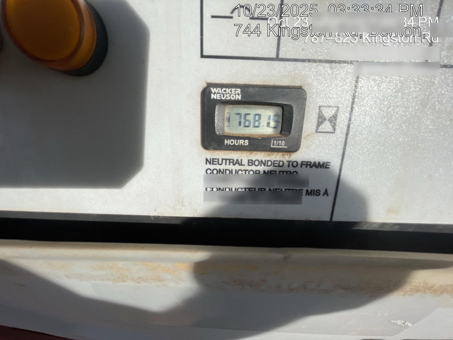 Wacker Neuson LTV6K-MH Wacker Neuson LTV6K Mobile Light Tower w/Fuel Level Sensor Installed