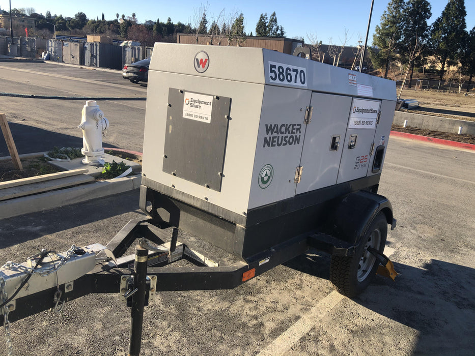 2020 WACKER NEUSON G25