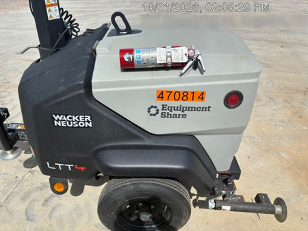 2024 Wacker Neuson LTT4 Diesel, Kohler KDW702, Deep Sea Controller, Auto Start, LED 320W, Bypass Outlet, T3