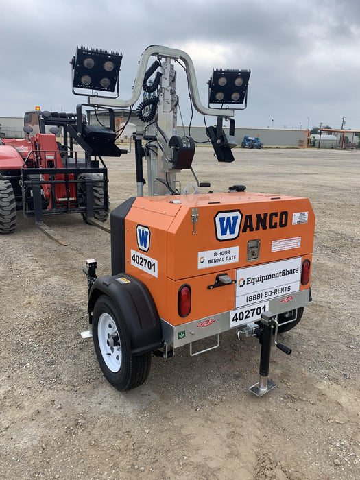 2024 Wanco WLTT-4MM4K Diesel, Deep Sea Controller, Shore Power Plug, Auto Start, (4) 350W LED Floodlights, 4kW Generator, 60 Gal Fuel Tank, 2" Ball, T3