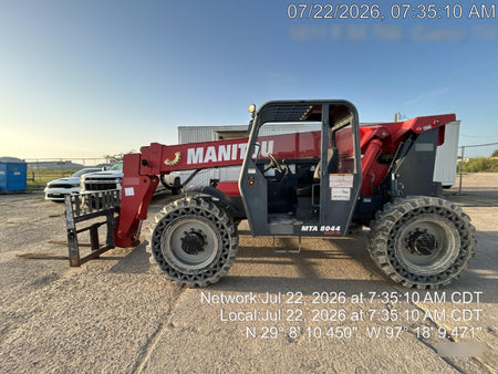 2019 Manitou MTA8044 Manitou MTA 8044 - 74 HP T4, Canopy, Worklights/Strobe, Beacon, 66" Carriage, 48" Forks, Solid Tires, Lift Hook, Aux Hydraulics