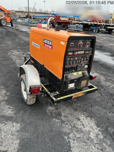 2022 Lincoln Electric LE400 Kubota V1505, Trlr, Cable Rack, Light Kit, ES Decals, T3