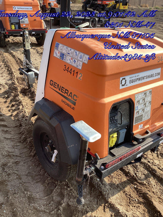 2023 Generac MLT2 Diesel, Flex Switch 120V Input, Powerzone Controller, (4) 320W LED Lights, 4kW Generator, 39.9 Gal Fuel Tank, 2" Ball, T3