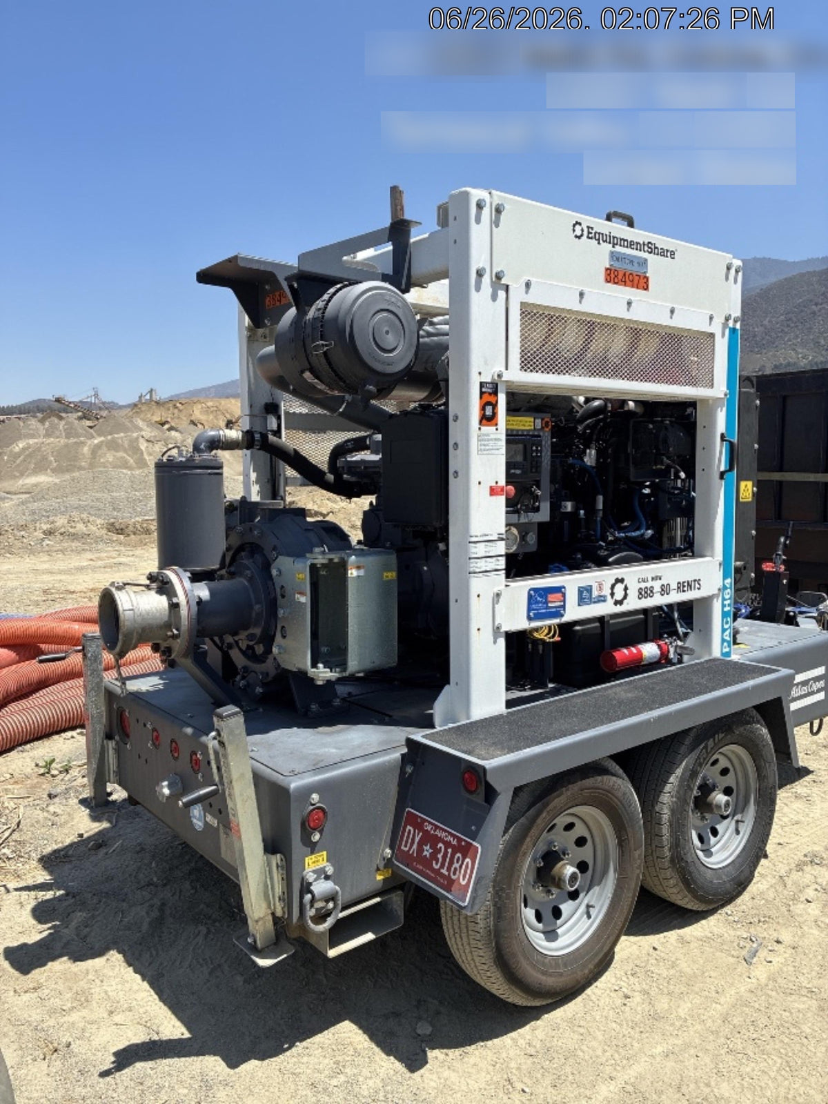 2023 ATLAS COPCO PAC H64 JD