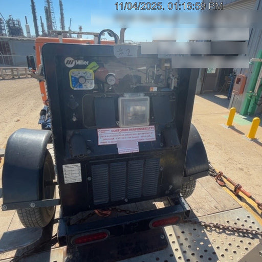 2020 Miller Electric BIG BLUE 400 Trailer Mounted Welder