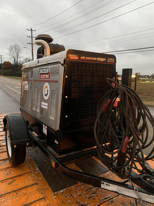 2021 Lincoln Electric Air Vantage 566 Air Vantage 566X Ready Pak 3 (includes trailer, cable rack, fender light kit); no telematics