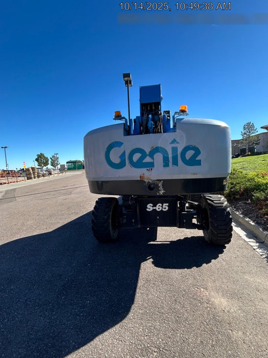 2018 Genie S-65 Genie S-65 w/FF tires, alarm package, panel cradle package