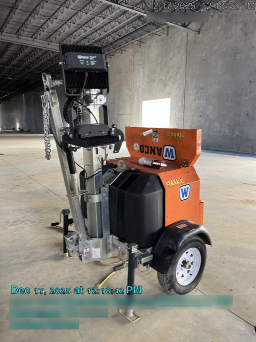 2023 Wanco WLTT-4MM4K Diesel, Deep Sea Controller, Shore Power Plug, Auto Start, (4) 350W LED Floodlights, 4kW Generator, 60 Gal Fuel Tank, 2" Ball, T3