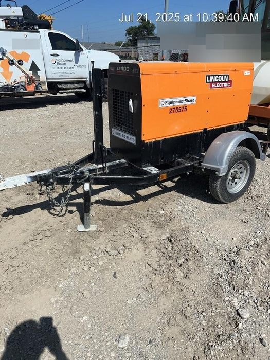 2022 Lincoln Electric LE400 Kubota V1505, Trlr, Cable Rack, Light Kit, ES Decals, T3