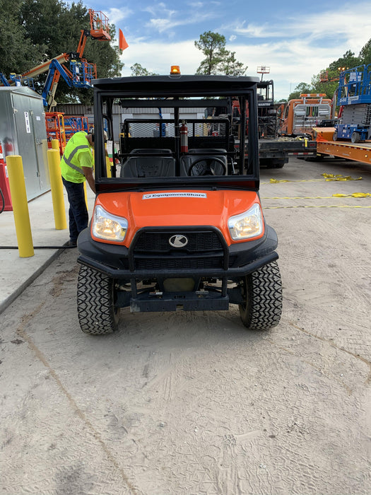 Kubota RTV-X1140W-H 4WD, LED Strobe, Windshield Acrylic Clear, Plastic Canopy, Wire Harness Kit, Backup Alarm