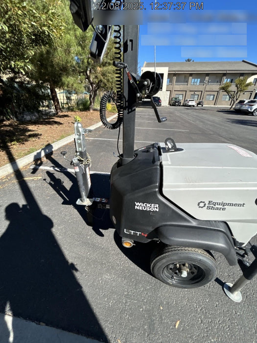 2024 Wacker Neuson LTT4 Diesel, Kohler KDW702, Deep Sea Controller, Auto Start, LED 320W, Bypass Outlet, T3