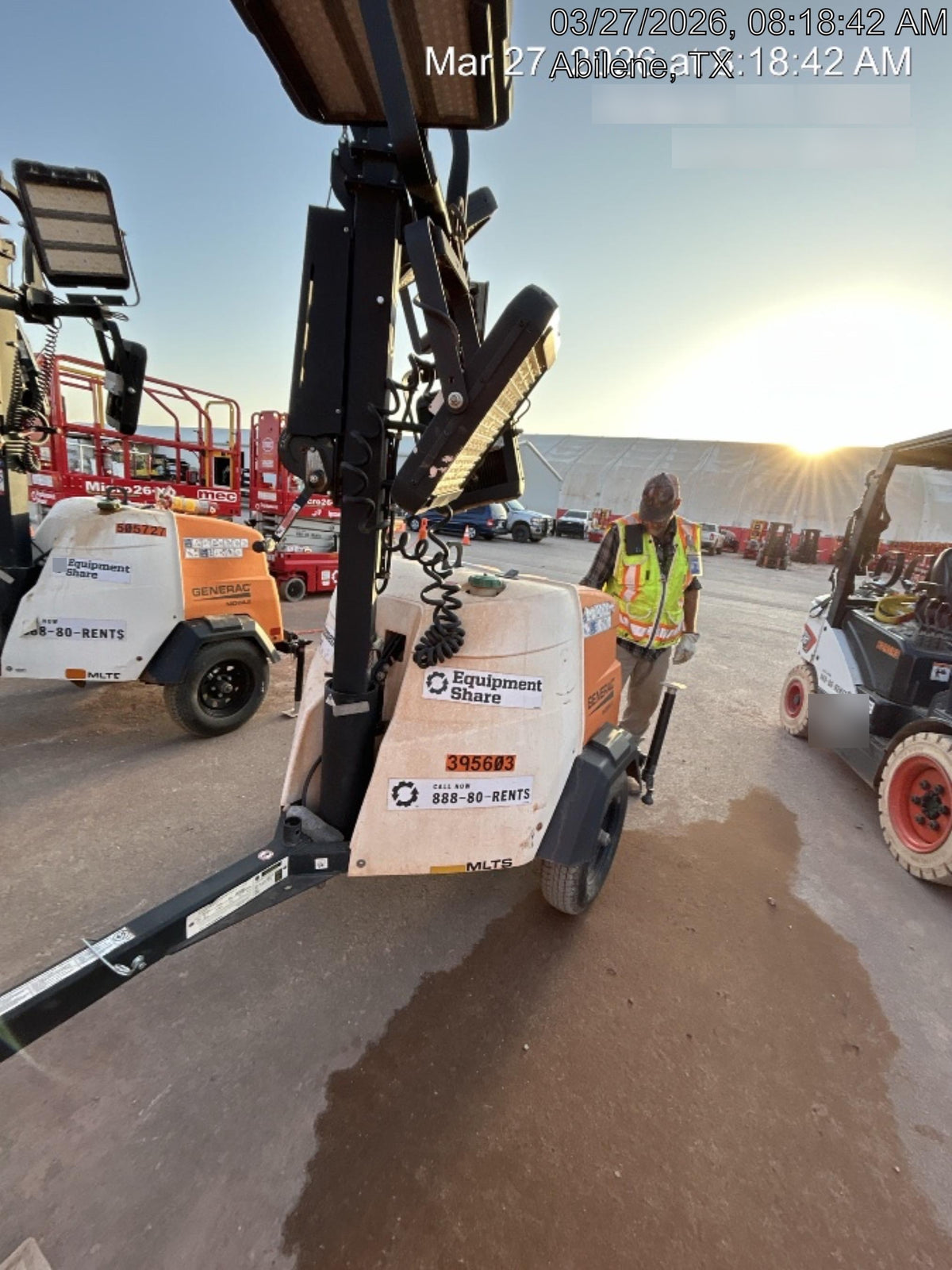 2024 Generac MLT2 Diesel, Flex Switch 120V Input, Powerzone Controller, 
(4) 320W LED Lights, 4kW Generator, 39.9 Gal Fuel Tank, 2" Ball, T3