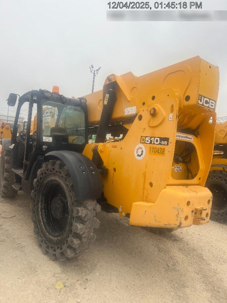 2020 JCB 510-56 Canopy, Solid Tires, Work Lights, Beacon, Aux Hydraulics, Back up Alarm, Lifting Eye, ES Decals
