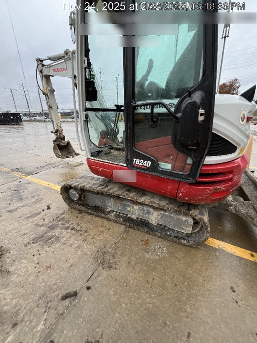 2020 Takeuchi TB240 CAB, AC/HEAT, THUMB