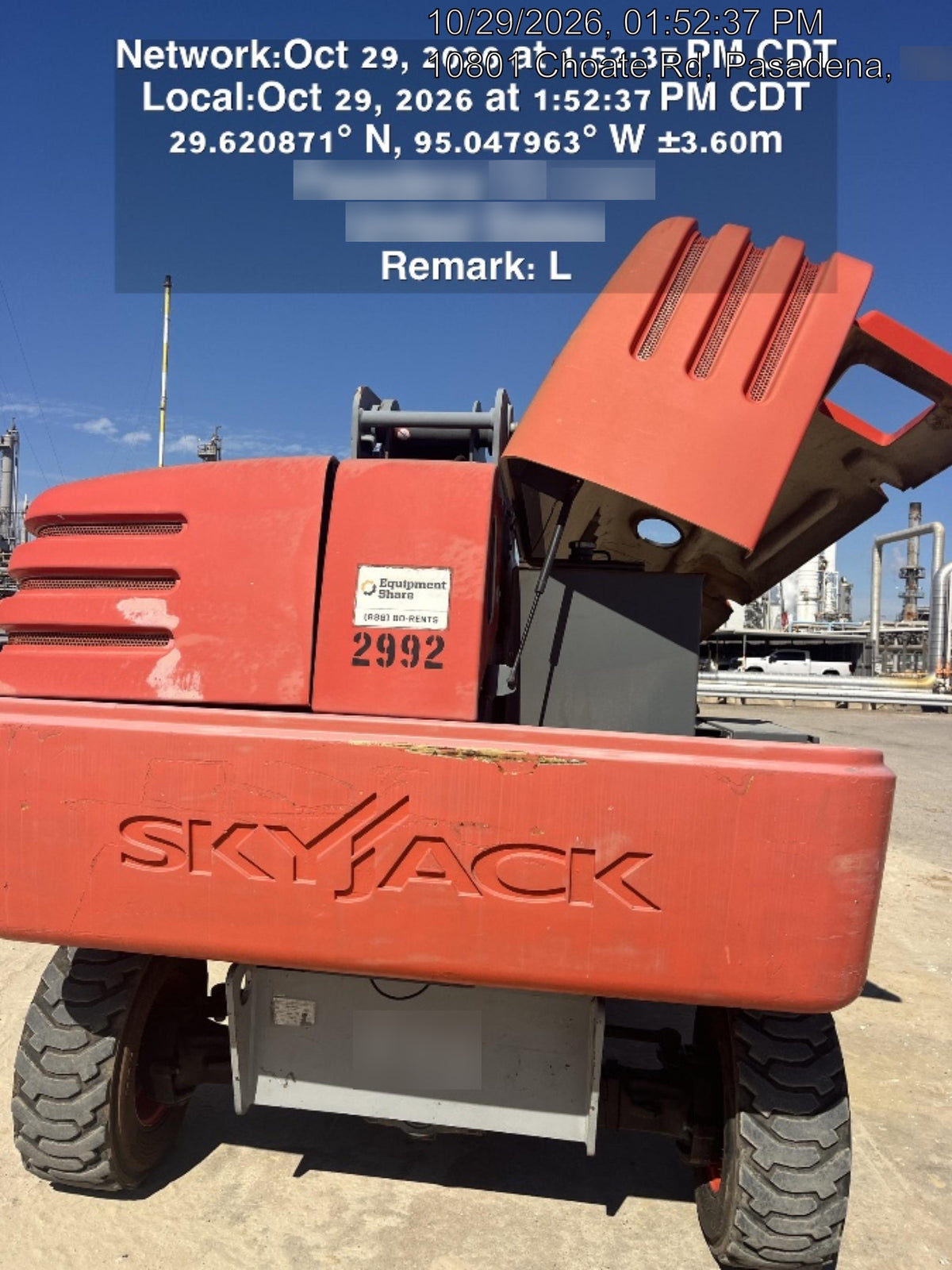 2017 SKYJACK SJ45T+