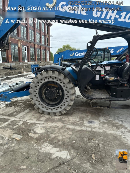 2017 Genie GTH-1056 Genie GTH1056, Solid Tires, 60" carriage, Open ROPS