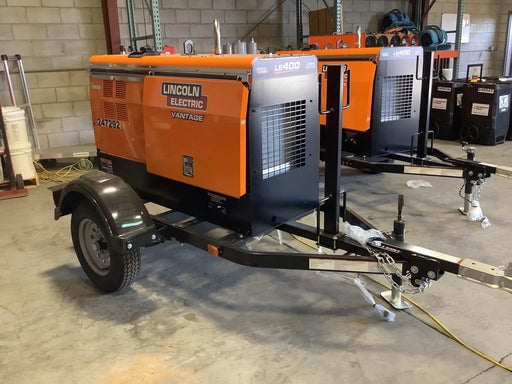 2022 Lincoln Electric LE400 Kubota V1505, Trlr, Cable Rack, Light Kit, ES Decals, T3