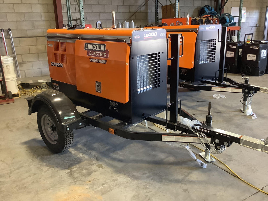 2022 Lincoln Electric LE400 Kubota V1505, Trlr, Cable Rack, Light Kit, ES Decals, T3