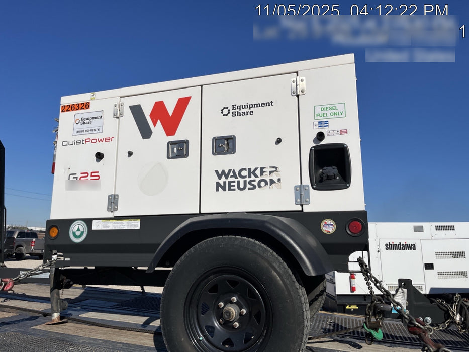 2022 WACKER NEUSON G25