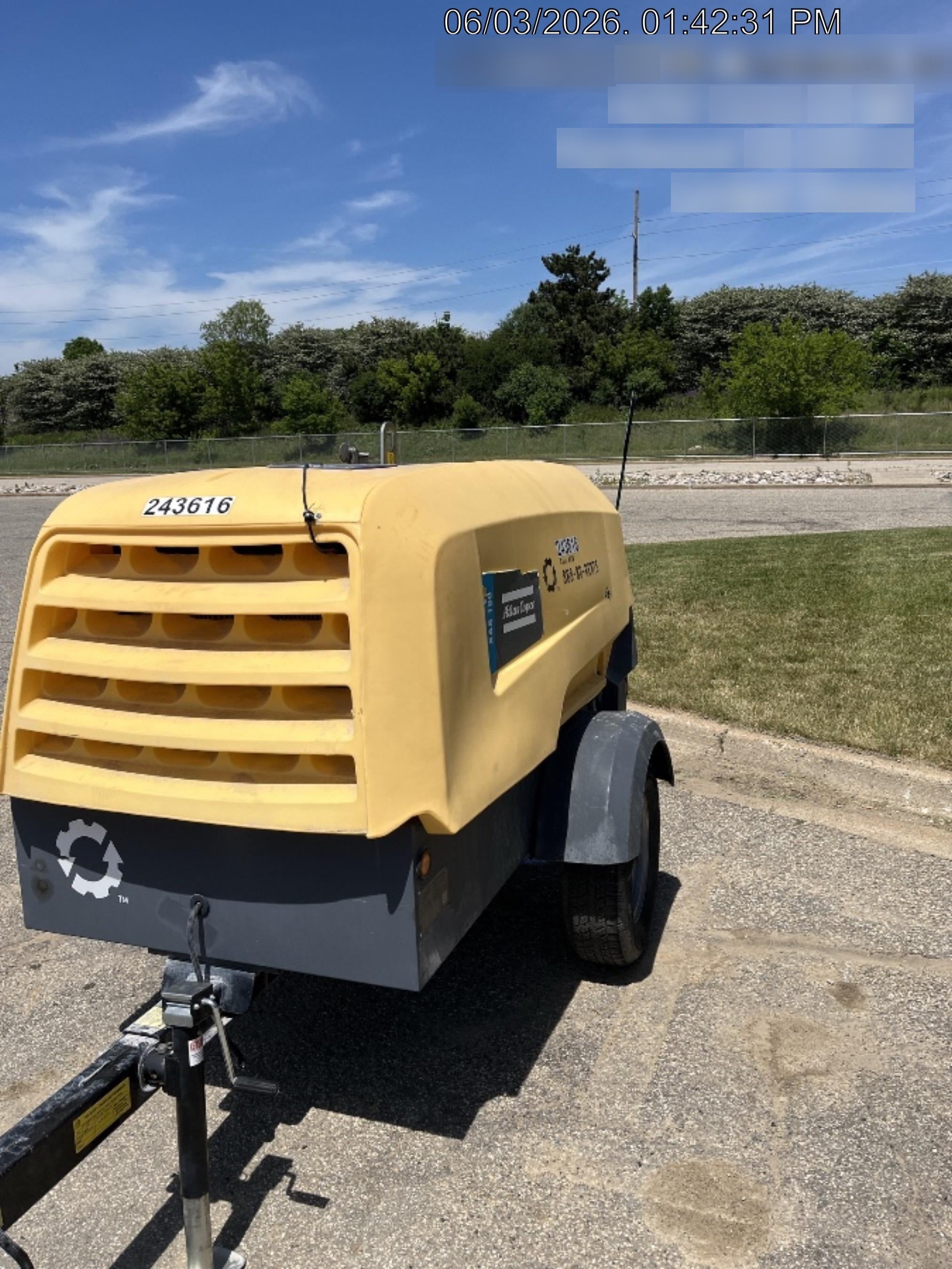 2022 ATLAS COPCO XAS188 CWK