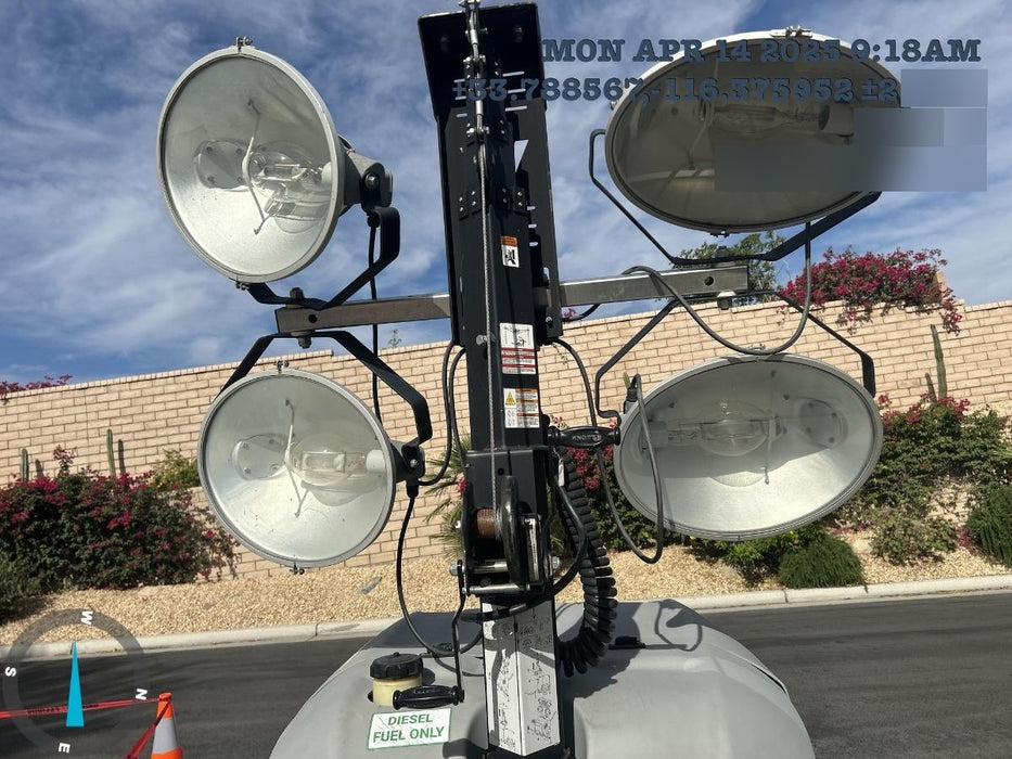 2019 Wacker Neuson LTV6L-MH Wacker Neuson LTV6L Mobile Light Tower w/Fuel Level Sensor Installed