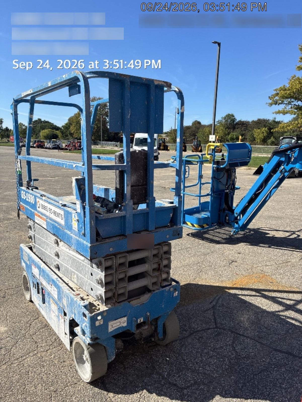 2020 Genie GS-1930 Standard Machine