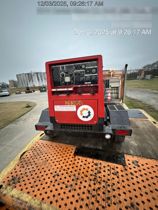 2022 Shindaiwa DGW400MDL Kubota D902 Engine, 23 HP, Dual Op Welder, Wire, Arc, Droop Stick, Tig, and CC Stick Functionality, Simulphase, 3 Phase and 1 Phase Gen Output, Single Axle NB Trlr, Slr Trckl Chrg 12V 12W, Fire Ext