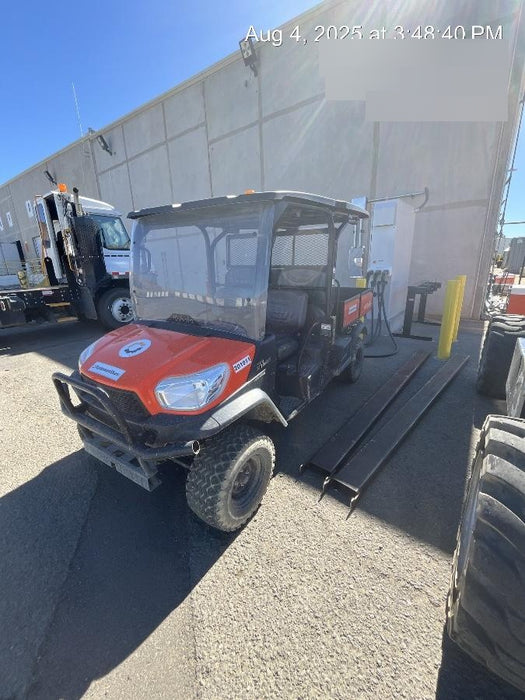 2022 Kubota RTV-X1140W-H Plastic Canopy, Windshield Acrylic Clear, LED Strobe Light, Wire Harness Kit, Back up Alarm