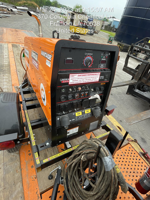 2022 Lincoln Electric LE400 Kubota V1505, Trlr, Cable Rack, Light Kit, ES Decals, T3