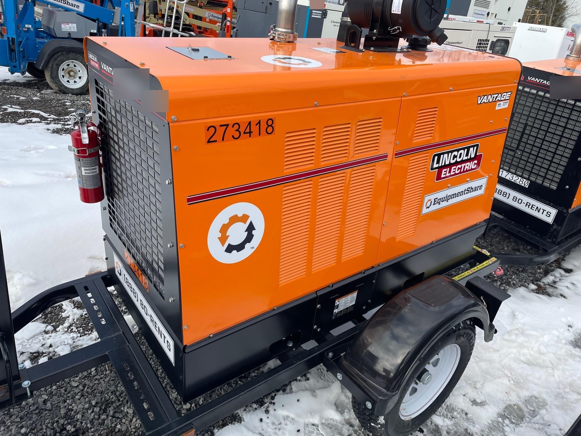2022 Lincoln Electric Vantage 549X Crosslink Technology, Trailer Mounted, ES Decals, T3