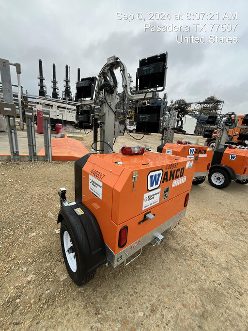 2024 Wanco WLTT-4MM4K Diesel, Deep Sea Controller, Shore Power Plug, Auto Start, (4) 350W LED Floodlights, 4kW Generator, 60 Gal Fuel Tank, 2" Ball, T3