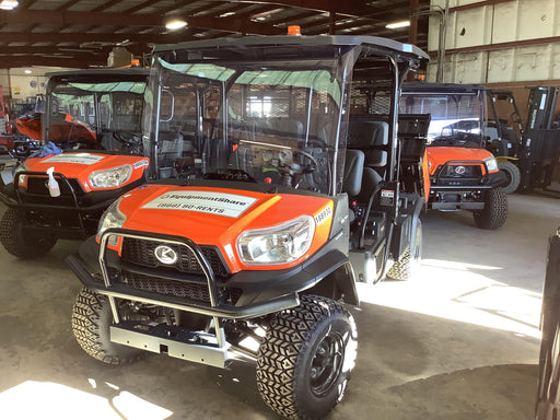 2021 Kubota RTV-X1140W-H Plastic Canopy, Windshield Acrylic Clear, LED Strobe Light, Wire Harness Kit, Back up Alarm