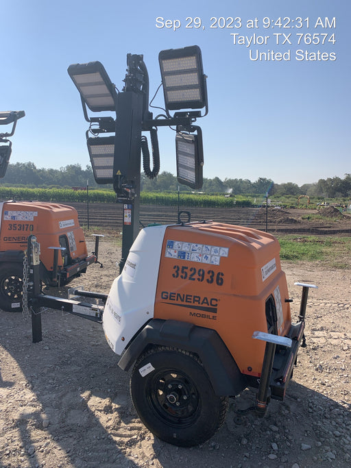 2023 Generac MLT2 Diesel, Flex Switch 120V Input, Powerzone Controller, (4) 320W LED Lights, 4kW Generator, 39.9 Gal Fuel Tank, 2" Ball, T3