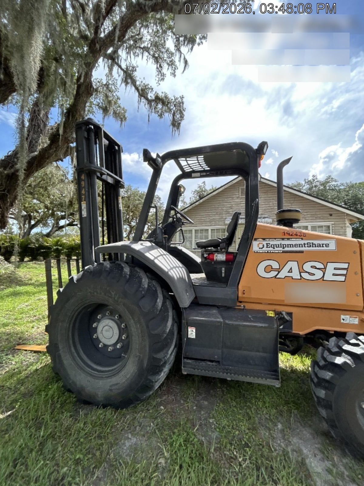 2018 CASE 586H