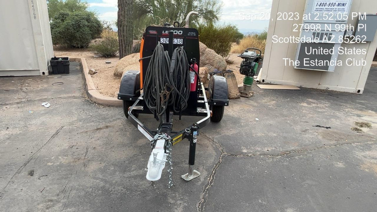 2023 Lincoln Electric LE400 Kubota V1505, Trlr, Cable Rack, Light Kit, ES Decals, T3