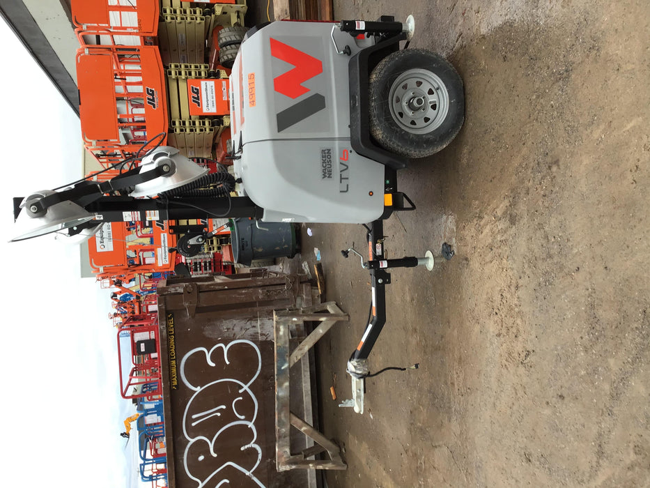 2019 Wacker Neuson LTV6L-MH Mobile Light Tower w/Fuel Level Sensor Installed