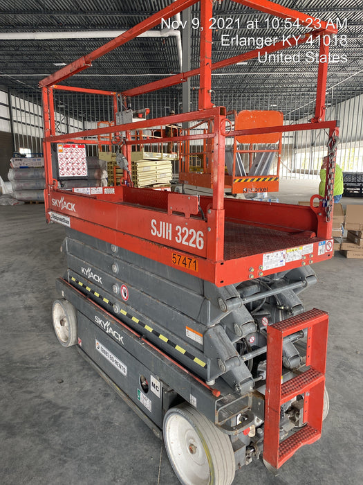 2018 Skyjack SJIII-3226 Standard Rental Specs