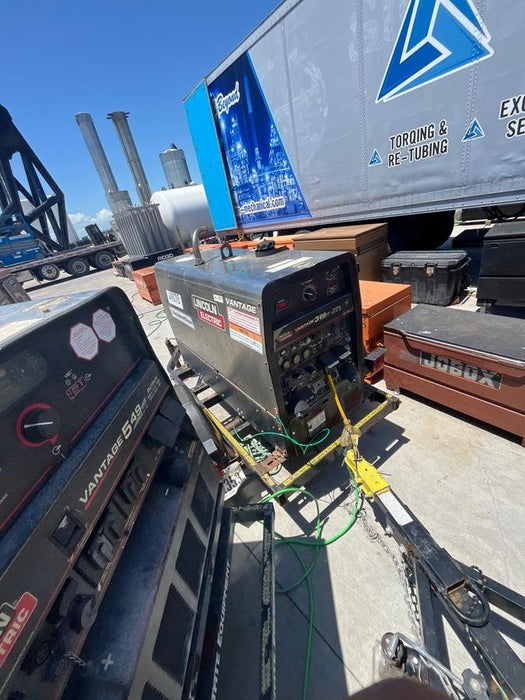 2019 Lincoln Electric Vantage 322 Ready-Pak 3, Two Wheel Trailer, Fender and Light Kit, Cable Rack