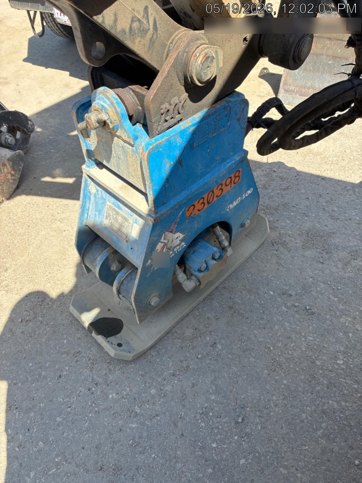 2022 OKADA 12" Plate Compactor - Mini Excavator