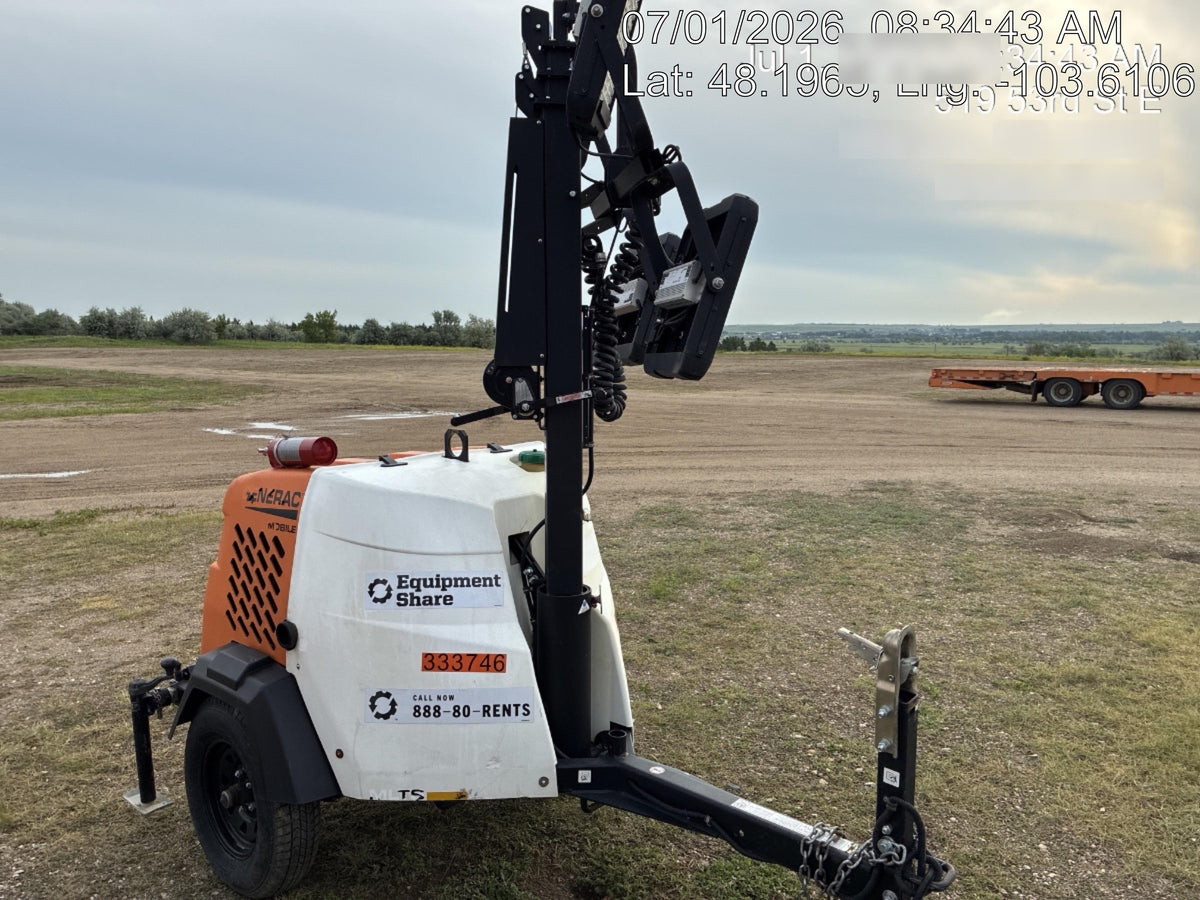 2023 Generac MLT2 Diesel, Flex Switch 120V Input, Powerzone Controller, (4) 320W LED Lights, 4kW Generator, 39.9 Gal Fuel Tank, 2" Ball, T3
