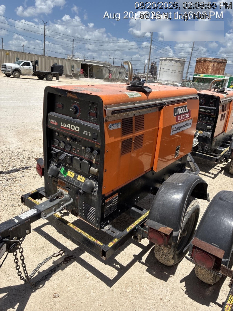 2022 Lincoln Electric LE400 Kubota V1505, Trlr, Cable Rack, Light Kit, ES Decals, T3