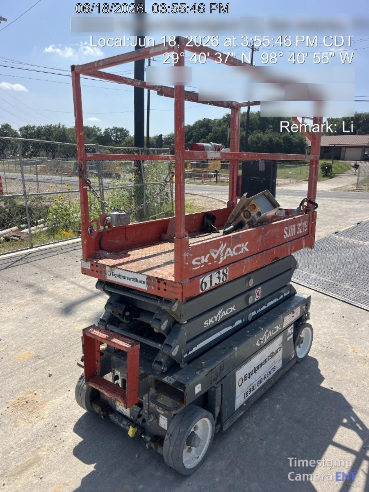 2017 Skyjack SJIII-3219 Skyjack SJ3219, Trojan Battery Set, Extended Warranty 5yr/5k hr