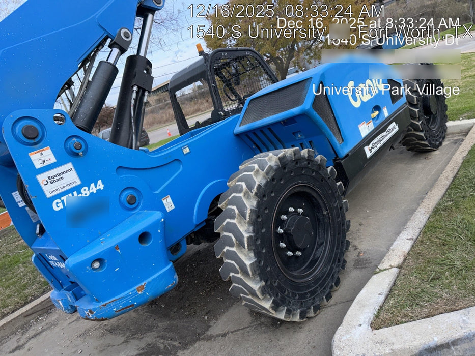 2020 Genie GTH-844 Canopy, Solid Tires, Work Lights, Beacon, Aux Hydraulics, Back up Alarm, Lifting Eye