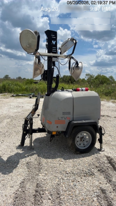 2019 Wacker Neuson LTV6L-MH Wacker Neuson LTV6L Mobile Light Tower w/Fuel Level Sensor Installed