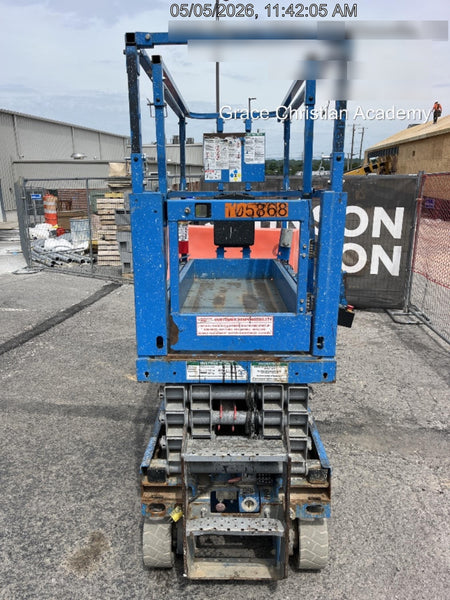 2020 Genie GS-1930 Solid Non Marking Tires, Beacon, Folding rails with half height swing gate
