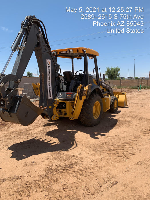 2020 John Deere 310LEP Canopy, 4WD, Standard Stick, Pilot Controls, 2 Way Hydraulics, TAG Manual QC