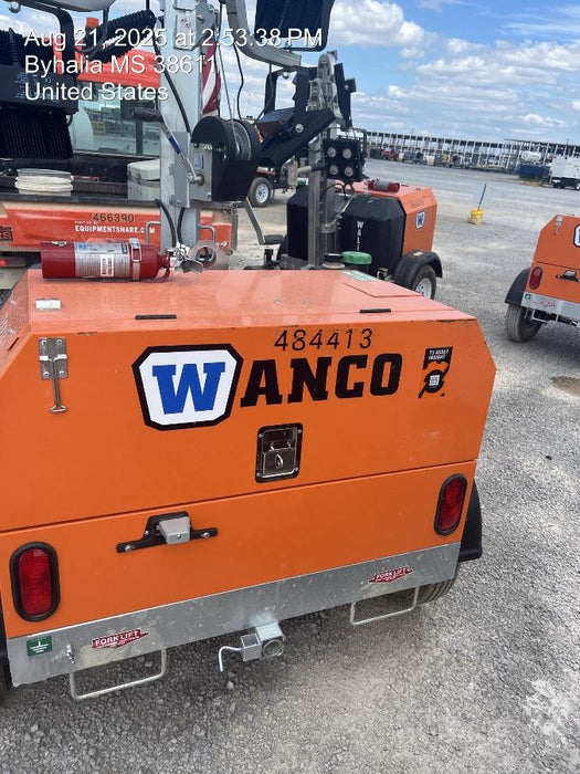2024 Wanco WLTT-4MM4K Diesel, Mitsubishi L2E, 9.0HP @1800 rpm, Deep Sea Controller, Shore Power Plug, Auto Start, (4) 350W LED Floodlights, 4kW Generator, 60 Gal Fuel Tank, 2" Ball, T3