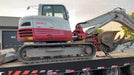 2019 Takeuchi TB290 Cab/Heat/AC Rubber tracks, Dozer blade, Travel alarm, Auxiliary hydraulics w/Manual QC, Hydraulic thumb, 18", 24", and 36" Buckets