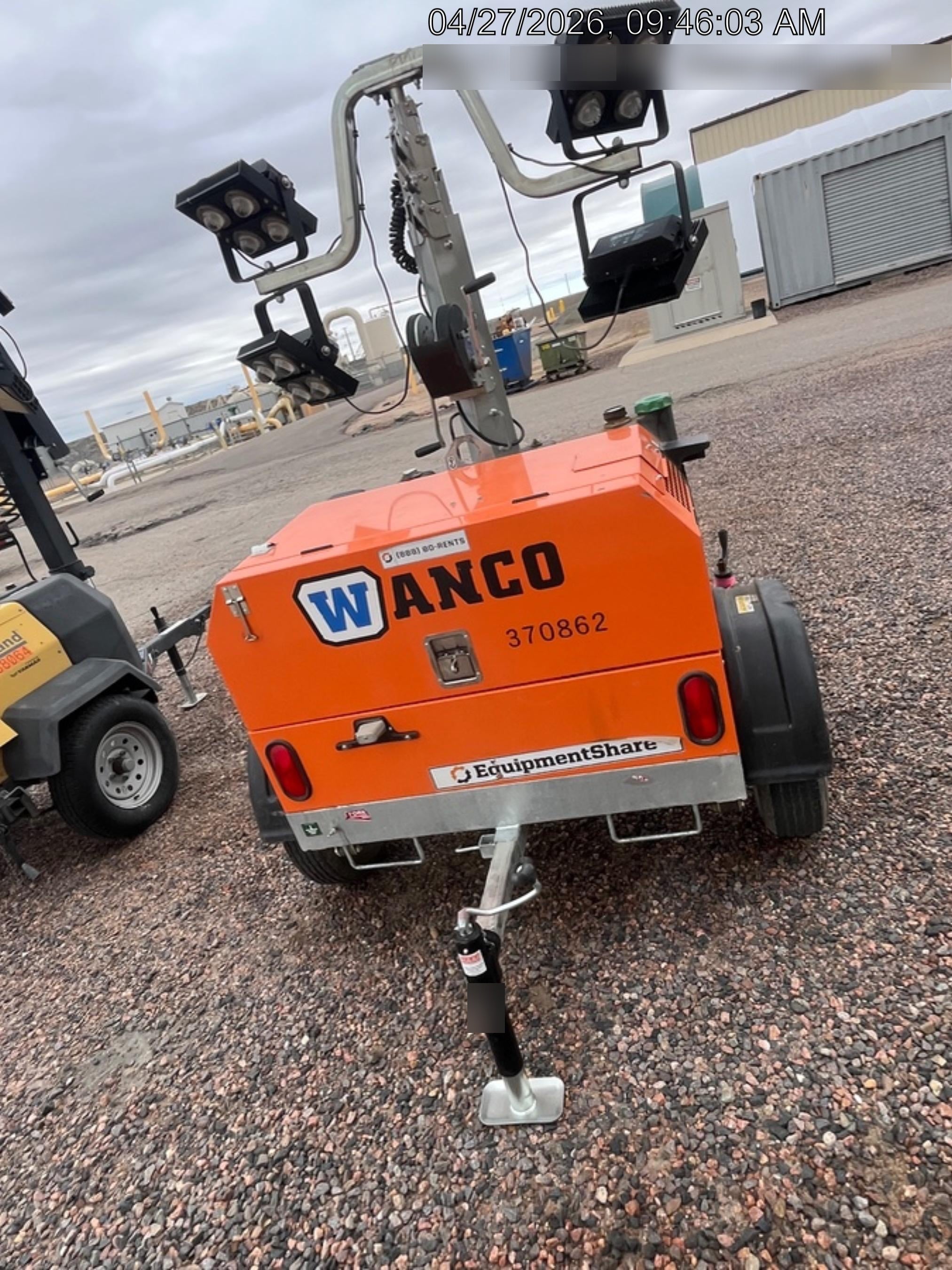 2023 Wanco WLTT-4MM4K Diesel, Deep Sea Controller, Shore Power Plug, Auto Start, (4) 350W LED Floodlights, 4kW Generator, 60 Gal Fuel Tank, 2" Ball, T3